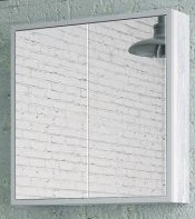 Corozo Зеркало-шкаф Айрон 70, серый/арт