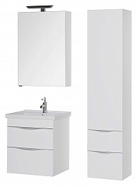 Aquanet Мебель для ванной "Эвора 60" белая – фотография-4