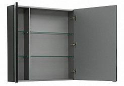 Aquanet Зеркальный шкаф Алвита 100 серый антрацит – фотография-9