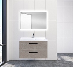 BelBagno Тумба с раковиной AURORA 900 Cemento Pallido – фотография-2