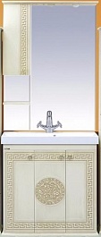 Misty Мебель для ванной Olimpia Lux 90 L бежевая патина – фотография-1