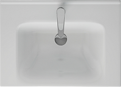 Misty Мебель для ванной Карат 65 подвесная белая/дуб галифакс олово – фотография-10
