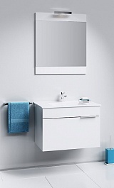 Aqwella Мебель для ванной Бриг 75 подвесная, белая – фотография-4