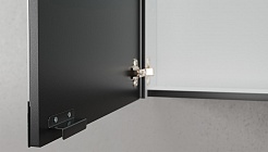 Velvex Мебель для ванной напольная Klaufs 100 черная/дерево, 2 ящика – фотография-2