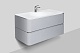 Am.Pm Мебель для ванной Sensation 100 серый шелк – фотография-45