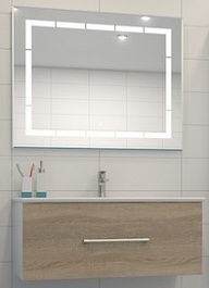 Какса-а Мебель для ванной Спектр 60 дуб – фотография-1