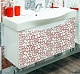 Sanflor Мебель для ванной Санфлор 100 белая/патина красная – фотография-7