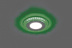 Feron Светодиодный светильник AL2330 встраиваемый 16W 4000K с зеленой подсветкой – фотография-2
