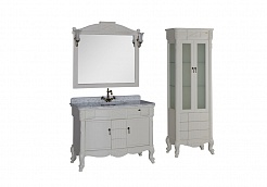 Demax Зеркало для ванной "Луизиана 110" blanco antic (173020) – фотография-4