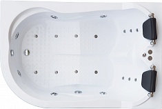 Royal Bath Акриловая ванна NORWAY DE LUXE с гидромассажем 180х120х66 R
