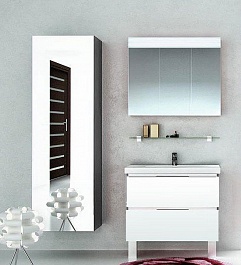 De Aqua Мебель для ванной Ариетта 90, зеркало-шкаф Эколь – фотография-19