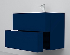 Am.Pm Мебель для ванной SPIRIT 2.0 80 глубокий синий, зеркало – фотография-8