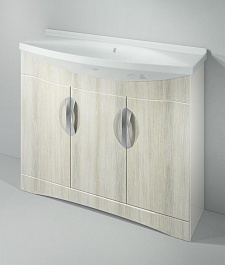 Какса-а Мебель для ванной Каприз 105 дуб – фотография-2