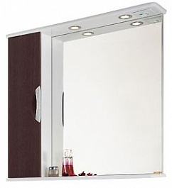 Водолей Зеркальный шкаф Лира 85 L венге – фотография-1