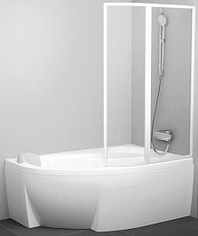 Ravak Шторка для ванны "VSK2 ROSA 140" 76P70100Z1 R – фотография-1