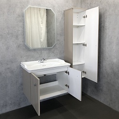 Comforty Мебель для ванной Кремона 80 латте – фотография-3