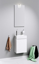 Aqwella Зеркало для ванной Леон-МР 40 белое – фотография-4