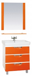 Misty Мебель для ванной Жасмин 70 оранжевая, пленка – фотография-1
