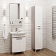 Onika Мебель для ванной Харпер 50.10 белая глянцевая/мешковина – фотография-18