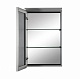 De Aqua Зеркало-шкаф для ванной Алюминиум 50 (AL 501 050 S) серебро – картинка-11