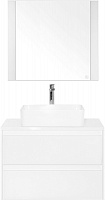 Style Line Мебель для ванной Монако 80 Plus осина белая/белое лакобель