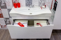 Sanflor Мебель для ванной Санфлор 100 белая – фотография-8