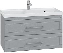 СанТа Мебель для ванной Венера 100 дуб серый – фотография-3