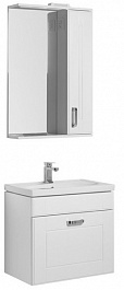 Aquanet Мебель для ванной Рондо 60 белый (1 ящик) – фотография-4