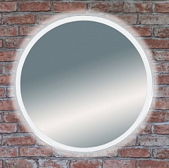 Misty Зеркало Неон 5 LED 70x70 сенсор на корпусе – фотография-7