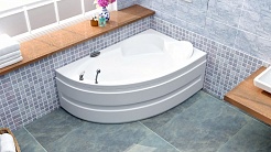 BellSan Акриловая ванна Виола 160x100 L с гидромассажем – фотография-3