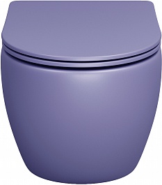 Grossman Унитаз подвесной Color GR-4455LIMS фиолетовый матовый – фотография-2