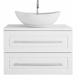 Водолей Мебель для ванной Либретто 80 белая – фотография-2