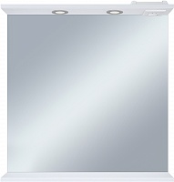 Misty Зеркало для ванной Енисей 80 белое