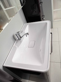 Акватон Мебель для ванной "Валенсия 75" ZSH жемчуг – фотография-6