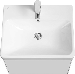 Акватон Мебель для ванной Асти 55 подвесная белая – фотография-6