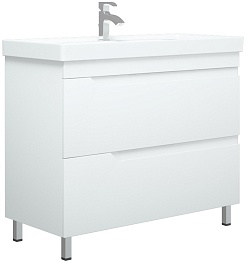 Corozo Мебель для ванной Юта 100 белая – фотография-5