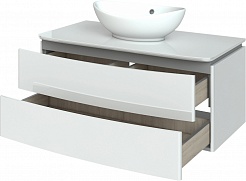 Vigo Мебель для ванной Cosmo 100 подвесная белая – фотография-4