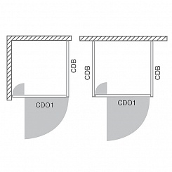 Roltechnik Душевая стенка "CDB 750" transparent – фотография-5