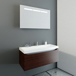 Aqwella Мебель для ванной Верона 100 венге трюфель – фотография-1