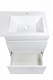 Style Line Мебель для ванной подвесная Даллас 110 Люкс R, белая PLUS	 – фотография-25