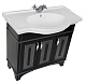 Aquanet Мебель для ванной Валенса 100 черный краколет/серебро (180455) – фотография-13