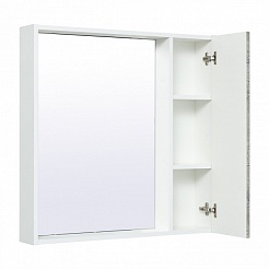 Runo Зеркало-шкаф для ванной Манхэттен 75 серый бетон – фотография-6
