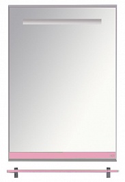 Misty Зеркало для ванной Джулия 60 розовое – фотография-1