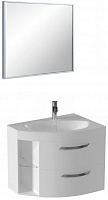 De Aqua Мебель для ванной Трио Люкс New 80 R, зеркало Сильвер