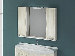 Какса-а Мебель для ванной Каприз 105 с ящиками дуб – фотография-3