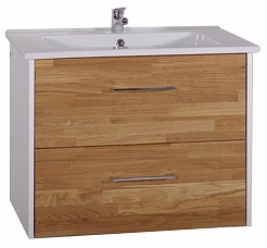 ASB-Woodline Мебель для ванной Оскар 85 – фотография-3