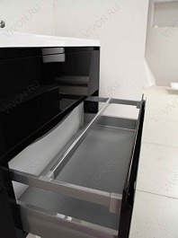 Акватон Мебель для ванной "Римини 100" черная – фотография-3
