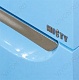 Misty Тумба с раковиной Жасмин 105 голубая, эмаль – фотография-6