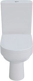 Aringa Унитаз компакт Асти AR01001WH с сиденьем микролифт белый – фотография-2