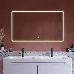 Dreja Мебель для ванной W 125 подвесная белая – фотография-2
